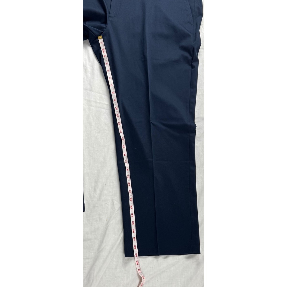 Haggar Iron Free Premium Khaki Classic Fit Navy Stretch Twill Pants 44x29 - Picture 14 of 16